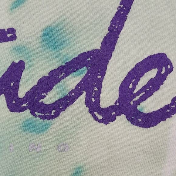 Vintage Attitude Shirt Womens Medium 19x24 Spellout Script - Picture 10 of 12